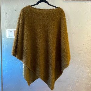 Sparkle and soft poncho